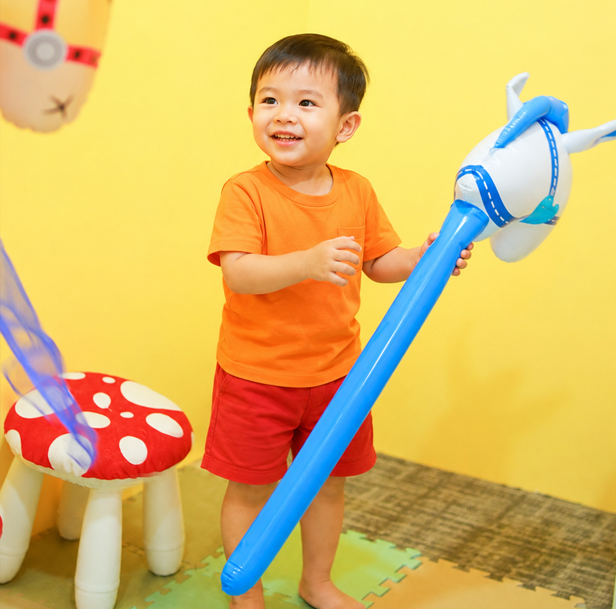 Toddler enjoying a Music Adventure lesson at Dandelion School of Music