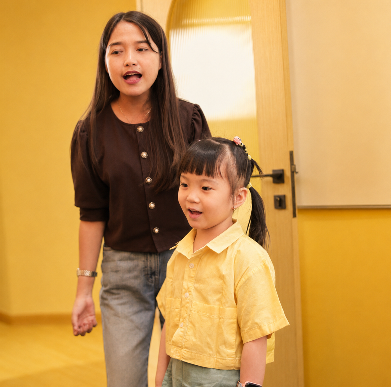 Vocal student learning at Dandelion School of Music